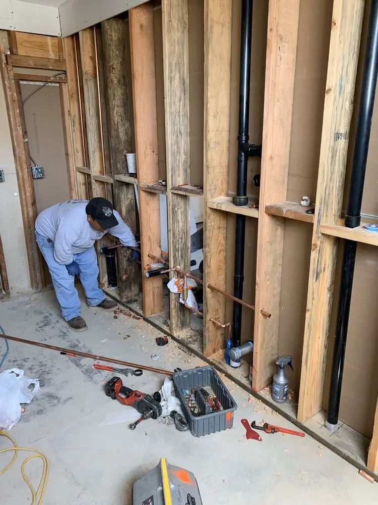 Commercial rough-in plumbing for Trenchless Sewer Repair in Eagleville